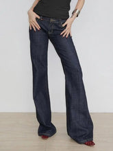 Load image into Gallery viewer, Women's Slim Fit Flared Jeans Y2K Vintage Low Rise Stretch Denim Pants with Embroidery Distressed Style for Everyday Outfits

