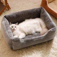 Load image into Gallery viewer, Bed for Cats Pet Products Cushions Kitten Winter Accessories Dog All Houses Supplies Things Accessory Habitats Basket House Beds
