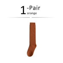 Load image into Gallery viewer, Solid Cotton Thigh High Socks
