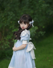 Load image into Gallery viewer, Embroidered Bow Princess Girls Dress
