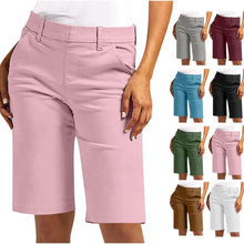 Load image into Gallery viewer, Trendy High Waist Chino Shorts
