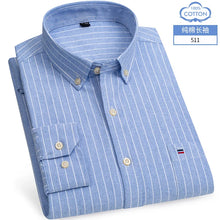Load image into Gallery viewer, Oxford Striped Cotton Casual Shirt
