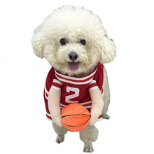 Load image into Gallery viewer, Basketball Costumes Dog Cat Pet Clothes Cute Puppy Sport Costume for Small Dogs Kitten Party  Ball Uniform Apparel
