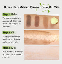 Load image into Gallery viewer, Makeup remover cream deeply cleanses the face, eyes, and lips with a gentle and non irritating makeup remover oil
