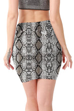 Load image into Gallery viewer, Mini High Waist Skirts Sexy Girls Leopard Snake Pattern Skirts Casual Package Hip Short Skirts Women Tight Party Skirts
