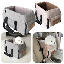 Load image into Gallery viewer, Dog Car Seat Bed Car Central Dog Car Seat Bed Portable Dog Carrier for Small Dogs Cats Safety Travel Bag Dog Accessories
