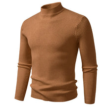 Load image into Gallery viewer, Striped Mock Neck Pullover
