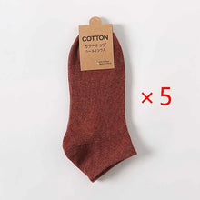 Load image into Gallery viewer, Men’s Cotton Ankle Socks 5-Pair Pack
