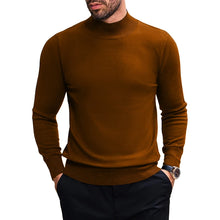 Load image into Gallery viewer, Stretch Mock Neck Knit Sweater
