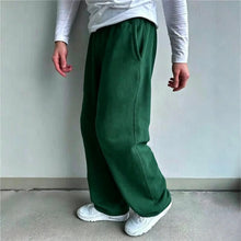 Load image into Gallery viewer, autumn winter man/woman Jogging Straight Sweatpants Street Style wide leg pants Casual Solid colors versatile Loose Men's Pants
