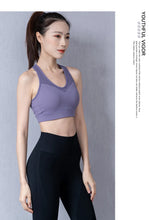 Load image into Gallery viewer, Plus Size Women's Sports Bra High Support Breathable Moisture Wicking Running Workout Fitness Athletic Underwear
