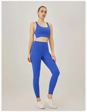 Load image into Gallery viewer, Women's Yoga Set Workout Set 2 Piece High Waist Yoga Leggings Sports Bra Gym Suit Activewear Sports Fitness Set Sports Suit
