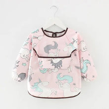 Load image into Gallery viewer, Waterproof Long Sleeve Baby Bib
