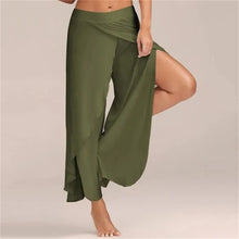 Load image into Gallery viewer, Women's Pants Sexy Crossover Sexy Wide-legged Yoga Pants
