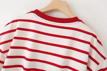 Load image into Gallery viewer, Striped Cotton Summer Tee Women
