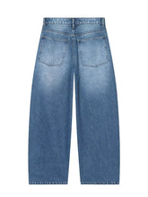 Load image into Gallery viewer, Baggy Straight Denim Street Jeans
