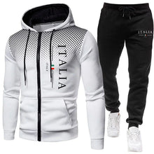 Load image into Gallery viewer, Autumn Winter Popular Men's Tracksuit Zipper Hoodie and Sweatpants Urban Casual Sporty Jogging Suit Male Daily Training Outfits
