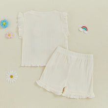 Load image into Gallery viewer, Toddler Girls Tank Top and Shorts Set
