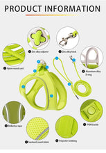 Load image into Gallery viewer, Reflective Outdoor Walking Harness Set
