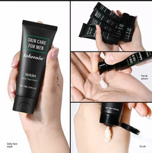 Load image into Gallery viewer, Men's Skin Care Kit - 3 in 1 Set with Face Wash, Moisturizing Cream &amp; Eye Cream, Daily Anti-Aging &amp; Oil Control Facial Treatment
