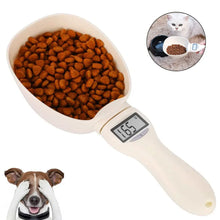 Load image into Gallery viewer, Pet Food Measuring Scoop Electronic Dog Cat Food Measuring Cup Digital Spoon Scale Kitchen Food Scale with LED Display
