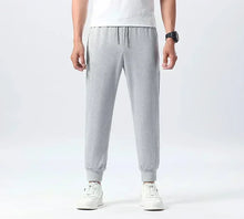Load image into Gallery viewer, Men'S Casual Joggers with Elastic Drawstring Waist &amp; Cuffed Ankles - 100% Polyester Knit, Loose Fit Print Athletic Pants for Gym
