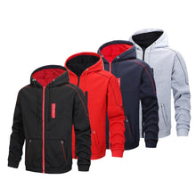 Load image into Gallery viewer, Slim Hooded Sports Jacket
