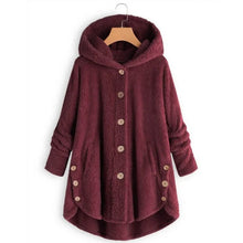 Load image into Gallery viewer, Plush Wool Blend Winter Coat
