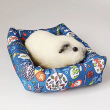 Load image into Gallery viewer, Pet Sleep Bed Rectangle Mat with Rattan Cooling Pad for Small Animals Dogs Cats Rabbit Guinea Pig Hamster Squirrel All Seasons
