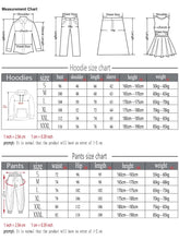 Load image into Gallery viewer, Men's 2 Piece Tracksuit Hooded Sweatshirt Sweatpants Casual Jogger Sportswear Streetwear Sets Male Sports Suits Outfit Clothing
