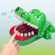 Load image into Gallery viewer, Crocodile Teeth Toys Alligator Biting Finger Dentist Classic Family Games Party Pranks Children's Lucky Game Decompression Toy
