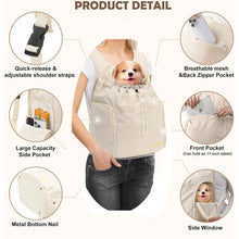 Load image into Gallery viewer, Pet Travel Chest Backpack Large Capacity Portable Breathable Handbag Outdoor Travel Cat and Dog Bag

