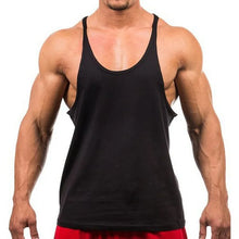 Load image into Gallery viewer, New Style Jogger Gym Singlet Training Bodybuilding Tank Top Vest Shirt Sleeveless Fitness Cotton Shirt For Men
