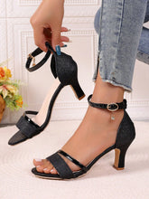 Load image into Gallery viewer, Women High Heels Sandals Summer Fashion Party Shoes for Women Comfortable Open Toed Thin Heels Sandals Designer Luxury Sandals
