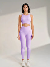 Load image into Gallery viewer, Women Yoga Set Buttery Soft Workout Clothing Gym Wear High Waist Leggings Crop Sports Bra 2 Piece Fitness Sports Suits

