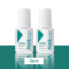 Load image into Gallery viewer, Nailpop Nail Glue 2/5PCS Strong Adhesive Fast Drying Long Lasting Transparent Acrylic Glue for Artificial Nails Nail Art Tools
