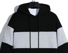 Load image into Gallery viewer, Men's patchwork color hoodie light fleece hoodie long sleeve hoodie sports hoodie

