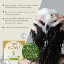 Load image into Gallery viewer, Herbal Dandruff Removal Shampoo Bar Mild Tea Tree Oil Essence Oil Control Scalp Cleansing Hair Care Soap Hair Damaged Repairing
