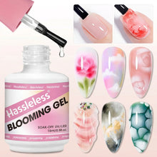 Load image into Gallery viewer, This 15ml Nail Blooming Gel Is a Functional Gel with a Blooming Effect That Enhances the Artistry and Beauty of Nail Art. It Is
