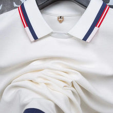 Load image into Gallery viewer, Waffle Stripe Long Sleeve Polo
