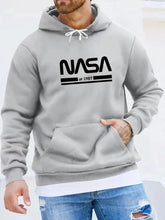 Load image into Gallery viewer, NASA Text Loose Casual Hoodie

