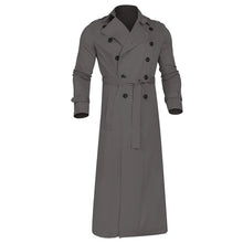 Load image into Gallery viewer, Men’s Luxury Full-Length Trench Coat – England Style Business Overcoat
