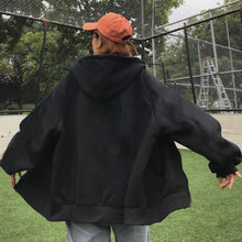 Load image into Gallery viewer, High Street Hoodie Men Solid Color Zip Up Long Sleeve Loose Jacket Coats Casual Hooded Sweatshirt Y2K Fashion Outdoor Clothes
