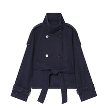 Load image into Gallery viewer, New Women's Jackets &amp; Coats Autumn 2026 Fashion Loose Belt Elegant Turtleneck Warm Winter Jackets Women's Chic Youth Street Coat
