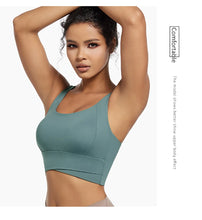 Load image into Gallery viewer, High Impact Sports Bras for Women High Support Padded Sports Bra Workout Fitness Crop Top for Women Racerback Bra for Yoga
