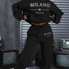 Load image into Gallery viewer, Women’s MILANO ITALIA Hoodie &amp; Sweatpants Set
