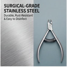 Load image into Gallery viewer, Professional Pedicure Nail Tools: Double Springs Cuticle Trimmer, Sharp Blade Clippers for Nail Art &amp; Care
