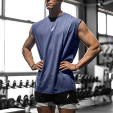 Load image into Gallery viewer, Summer Fitness Sports Tank Top Men's Breathable Loose Fit Training Sleeveless T-shirt Quick Drying vest male Fitness Clothing
