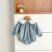 Load image into Gallery viewer, Floral Ruffle Baby Girl Romper
