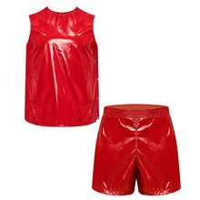 Load image into Gallery viewer, Mens Special Needs Waterproof Sweat Tracksuit Tank Tops And Sides Buttons Boxer Shorts Two Pieces Outfit Adaptive Clothing
